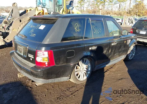 2008 Land Rover Range Rover Sport Supercharged from USA, damaged, VIN SALSH23418A146174